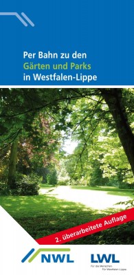 Das Cover der Neuauflage "Per Bahn zu den Gärten und Parks in Westfalen-Lippe". Foto: LWL